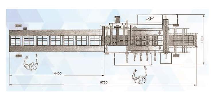 Jumbo Pack Wrapping Machine Drawing