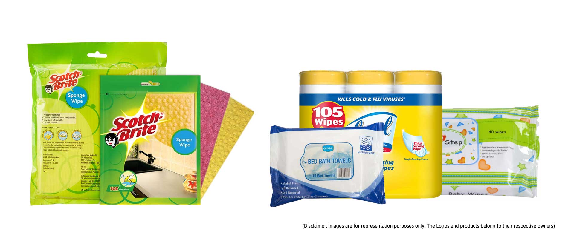 Sponge Wipes and Wet Tissue Wrapping Machine